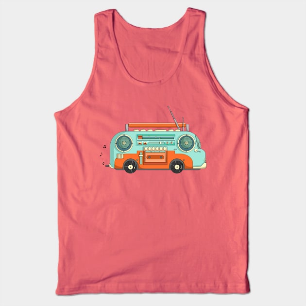 The Music Bus Tank Top by beesants